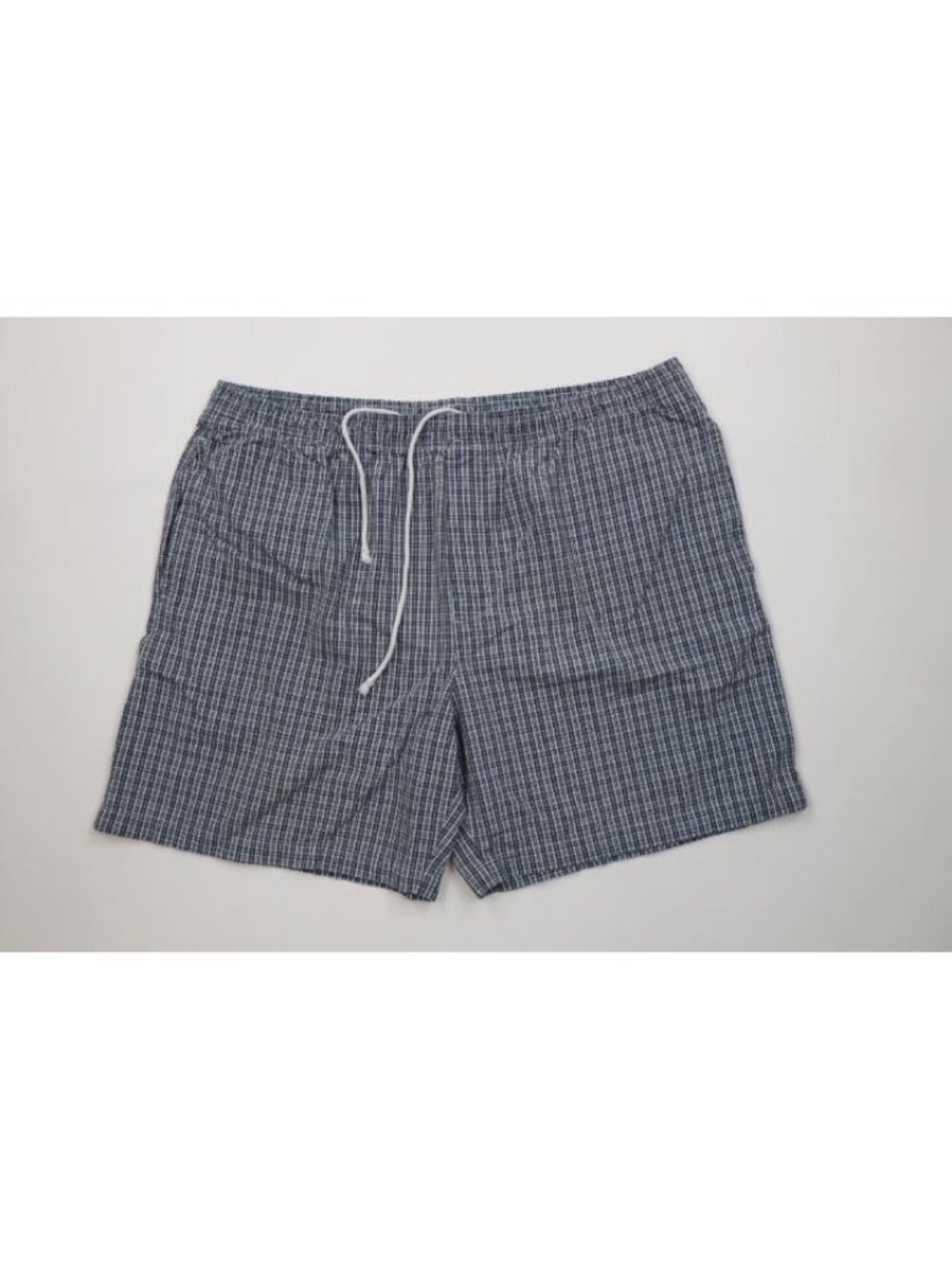 Vintage 90s Streetwear Mens Size XL Faded Above Knee Harem Shorts Plaid Cotton